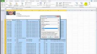 ExcelTabellen gliedern und mit Teilergebnissen zusammenfassen [upl. by Drofniw935]