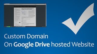 Custom Domain On Google Drive Hosted Website HD 1080p [upl. by Ferren]