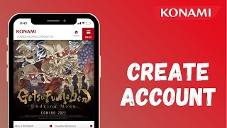 How to Create KONAMI ID  Register your KONAMI Account  My KONAMI 2021 [upl. by Trub285]