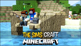 The Sims Craft Ep54  Campeonato de Pesca   Minecraft [upl. by Llertac789]