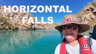 Horizontal Falls Western Australia Plus Swimming with Sharks Jumping Out Of The Water to Get Fed [upl. by Tyre]