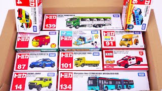 箱から出てくるトーマスとミニカー トミカのおもちゃ ☆ Thomas amp Minicar come out of the box Tomica toys [upl. by Airitak]