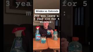 I drank windex once but I wasn’t 3… funny lol memes shorts [upl. by Ainirtac]