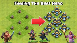 Every Level Heroes VS Every Level Cannon Formation  Clash of Clans [upl. by Chace]