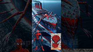 Superheroes but Titanic ship 🚢😱💥 Marvel amp DC All Characters superhero avengers superheroesai [upl. by Ainehta]