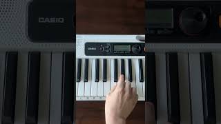 How to play a Cm chord on piano [upl. by Llehctim]