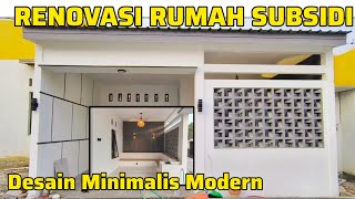 Renovasi Rumah Subsidi Type 3060 Full Renovasi teras  dapur [upl. by Tati454]