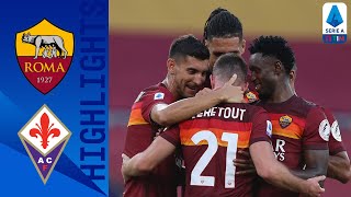 Roma 21 Fiorentina  Veretout Scores Twice From the Spot to Give Roma the Win  Serie A TIM [upl. by Averill]