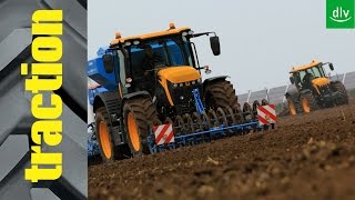 Die neuen JCB Fastrac 4000 im tractionErstkontakt [upl. by Vasileior]