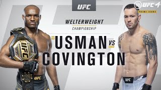 UFC 268 Kamaru Usman vs Colby Covington Highlights [upl. by Durno]