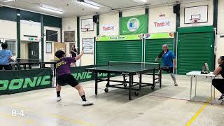 Liam Chau vs Dave Aimson  2425 Liverpool Table Tennis League D3 [upl. by Rol435]