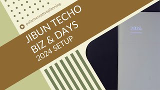 Jibun Techo Biz and Days 2024 Setup [upl. by Nieberg398]