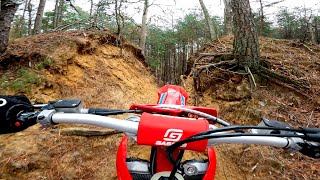 2022 GasGas EX350F Enduro Riding [upl. by Analiese]