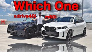 2025 BMW X5 Xdrive40i vs X5 m60i Which One is Better  All Specs ampTest Drive [upl. by Sucramel]