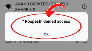 SOLVED ✅  WiFi Denied Access Problem 2024 [upl. by Yug852]