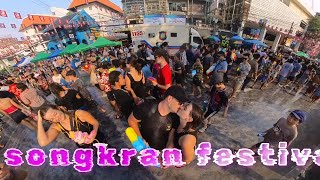 Water Festival Show In Thailand SONGKRAN FESTIVAL [upl. by Llevrac]