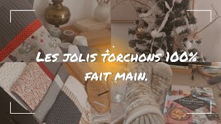 Oh les jolis torchons de cuisine 100 fait main [upl. by Charlene]