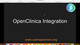 OpenSpecimen OpenClinica Integration [upl. by Leina]