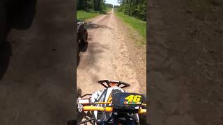 Yamaha Grizzly 700 vs KTM XC 690 swap  offroad vs street [upl. by Noleta645]