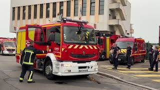 Départ Feu Pompiers LyonVilleurbanne [upl. by Haldes283]