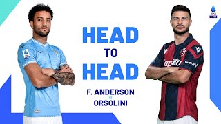 The wingers hold the key to the match  F Anderson vs Orsolini  Head to Head  Serie A 202324 [upl. by Malinda]