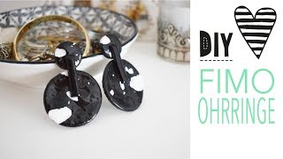 DIY Ohrringe mit Fimo selber machen [upl. by Alat600]