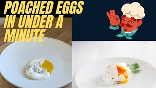 How to Make Poached Eggs in the Microwave Under One Minute [upl. by Peatroy66]