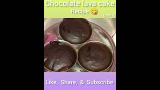 chocolate Lava Cake Recipe 😋  chocolatecake chocolavacake cake shorts aashifakitchenskills [upl. by Oirifrop]