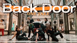 KPOP IN PUBLIC  ONE TAKE  ITALY STRAY KIDS 스트레이 키즈  BACK DOOR DANCE COVER  by FEELERS [upl. by Rubia395]