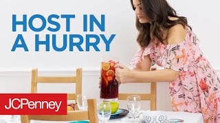 How to Host Brunch in a Hurry Brunch Ideas and Tips  JCPenney [upl. by Astri]