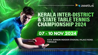 Day 2  Table 2  KERALA INTERDISTRICT amp STATE TABLE TENNIS CHAMPIONSHIP 2024 [upl. by Navis60]