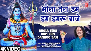 भोले तेरा डम डम डमरू बाजे Bhola Tera Dum Dum Damroo Baje  Shiv Bhajan  BRIJRAJ SINGH LAKKHA  HD [upl. by Bergstein683]