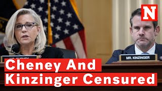 RNC Censures Republicans Liz Cheney And Adam Kinzinger Politicians React [upl. by Lorelle]