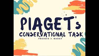 Piagets Conservation Task  Childs Cognitive Development [upl. by Anne]