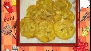 Tostones Fried Plantains [upl. by Samp]