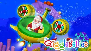 Festive Baby Shark  Holiday Singalong with GiggleBellies  Christmas Songs for Kids [upl. by Adnilemreh]