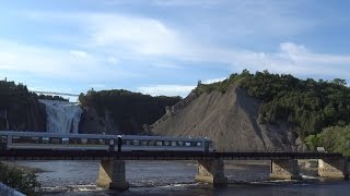 LRT departing Chute Montmorency 16JUL2015 [upl. by Nomead423]