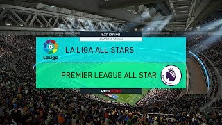 La Liga All Stars vs Premier League All Stars I PES 2018 Full Match Gameplay [upl. by Herzig]