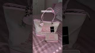 Pink shopping haul 🎀 shoppinghaul juicycouture victoriassecret pink jeffreestar iamgia [upl. by Elylrac]