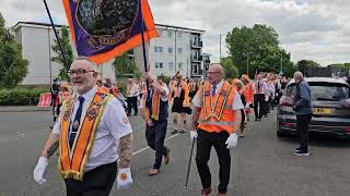 East Of Scotland Boyne Celebrations In Grangemouth Full Parade 290624 [upl. by Jed547]