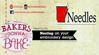 What to do when your thread Nests on your embroidery design  Needles Embroidery  Quick Tip [upl. by Ysabel988]