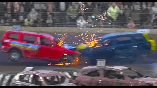 Head to Head Banger Racing Trackstar vs Mildenhall  Kings Lynn 2022 [upl. by Wilma]