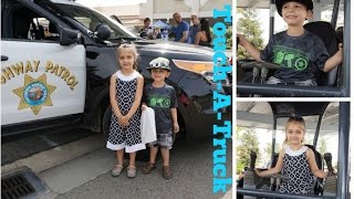 TouchATruck Fresno  Kids Day  Murillo Vlogs [upl. by Ardnauq]