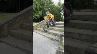 Marsel rides Greenhead Park with his new Crankbrothers Stamp 7 pedals mtb bornformtb [upl. by Selij]