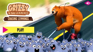 Grizzy and the Lemmings Chasing Lemmings GamePlay [upl. by Nihs]