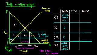 Tariffs Welfare Analysis [upl. by Haram203]