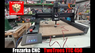 Frezarka CNC TwoTrees TTC 450 Montaż Test i Pierwsze Zabawy z GCode [upl. by Hiroshi]