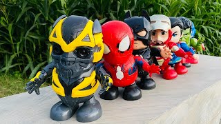 Avengers Marvel vs Dc Batman Toys Colection unboxing Asmr66  Superhero Toys aicilukba863 [upl. by Cozza244]