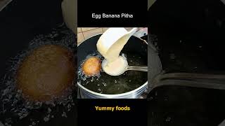 Egg Banana Pitha cookingtutorial recipe food deliciousfood [upl. by Javier]