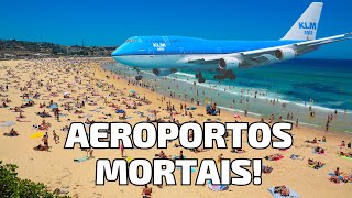 Os 5 Aeroportos Mais Perigosos Onde Você Jamais Queria Pousar [upl. by Larentia]